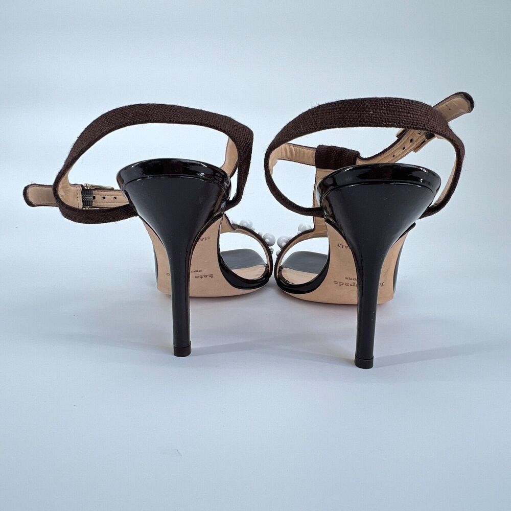 Kate Spade Looker Sz 10B Beaded Sandal Heel Italy Stiletto Dressy Summer NIB - Picture 7 of 9